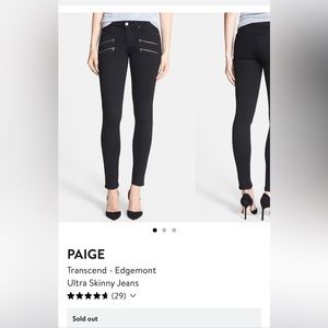 Paige skinny jeans